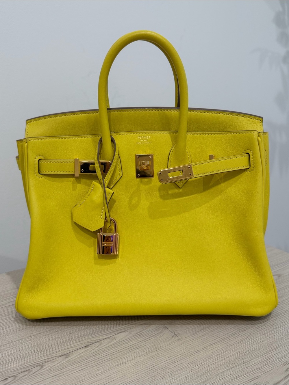 Hermes Birkin 25 swift like with gold hardware